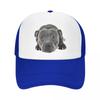 Punk Staffordshire Bull Terrier Baseball Cap WoUnisex Unisex Breathable Trucker Hat Outdoor Snapback Hats Summer Caps