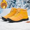 Fashion Golden Sapling Winter Thick Plush Warm Boots for Men Outdoor Breathable Comfy Coze Snow Boots Man Windproof Short Boot Shoes