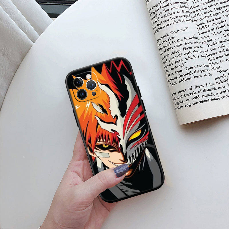 Чехол для телефона ED10 Bleach для iPhone 6 6s 7 8 11 12 13 14 15 XS Pro Max XR X SE Samsung S20 S21 S22 S23 S24 FE Ultra Plus Lite S21S A55