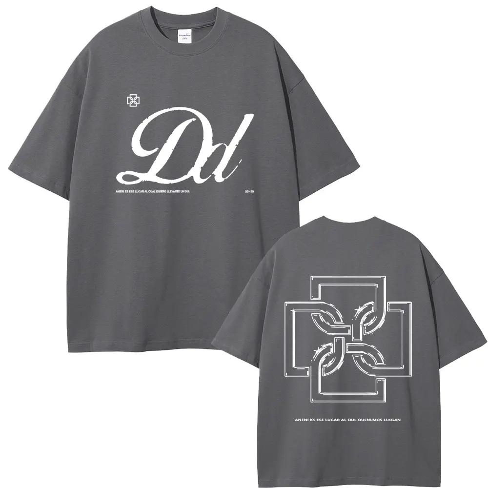 Rapper Duki Merch Tshirt Unisex Women Clothing Fashion Hip Hop Oversized T Shirts Unisex Casual Vintage Cotton Tshirts Streetwear