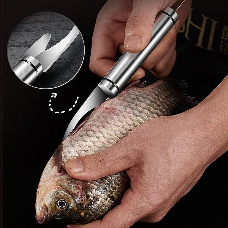 5pcs Stainless Steel Shrimp Line Knife Shell Peeling Tool Fast Shrimp Peeler Fish Knife Small Intestine Cleaning Home Kitchen Tools