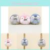 Cute Penguin Plush Keychain Short Plush Fabric Adorable Bag Charm 10cm Height