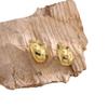 High-end 18k Earrings for Fashionable Ladies, Non-fading Diamond Stud Earrings, Stainless Steel Earrings Factory