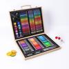 180-Piece Kids' Wooden Paintbrush & DIY Art Set with Watercolors