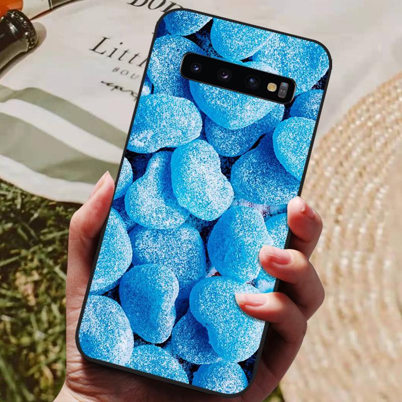 Чехол для Samsung S10 Plus Мягкий силиконовый чехол Черный бампер ТПУ Для Samsung Galaxy S10 S10E S 10 S10plus Чехлы для телефона Задние крышки
