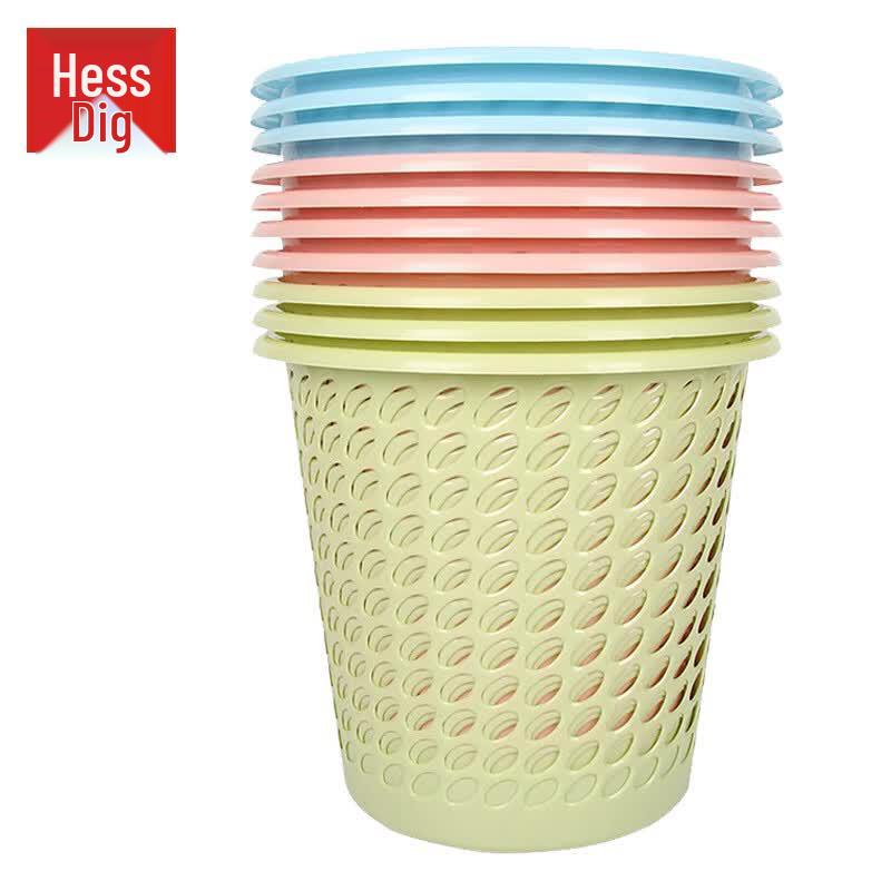 Пластиковая сетчатая корзина для мусора HERSDIG 8 л, коммерческая (10-Pack)