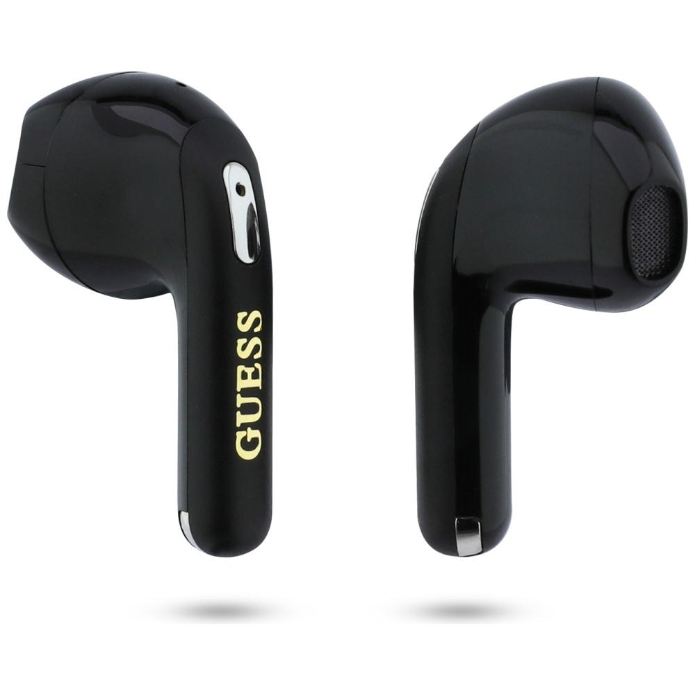 TWS Guess Gold Line Triangle headphones black