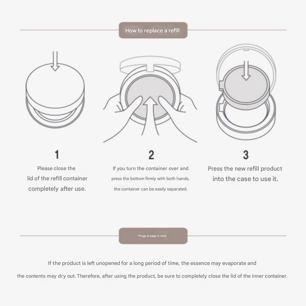 Age 20's Набор Signature Essence Cover Pact Intense (Футляр 1 шт + 2 сменных стержня, 14 г) – Тень Нет. 21(Светло-бежевый)