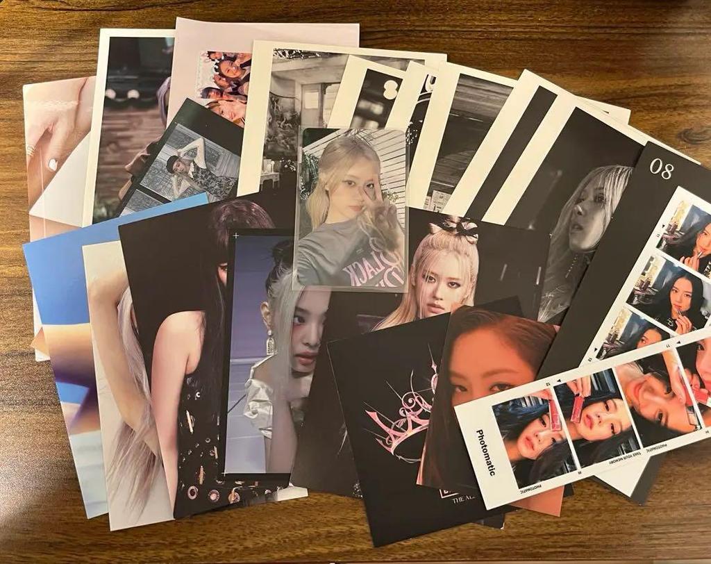 [USED] BLACKPINK Rosé Membership Born Pink Seoul Concert Trading Cards Etc.