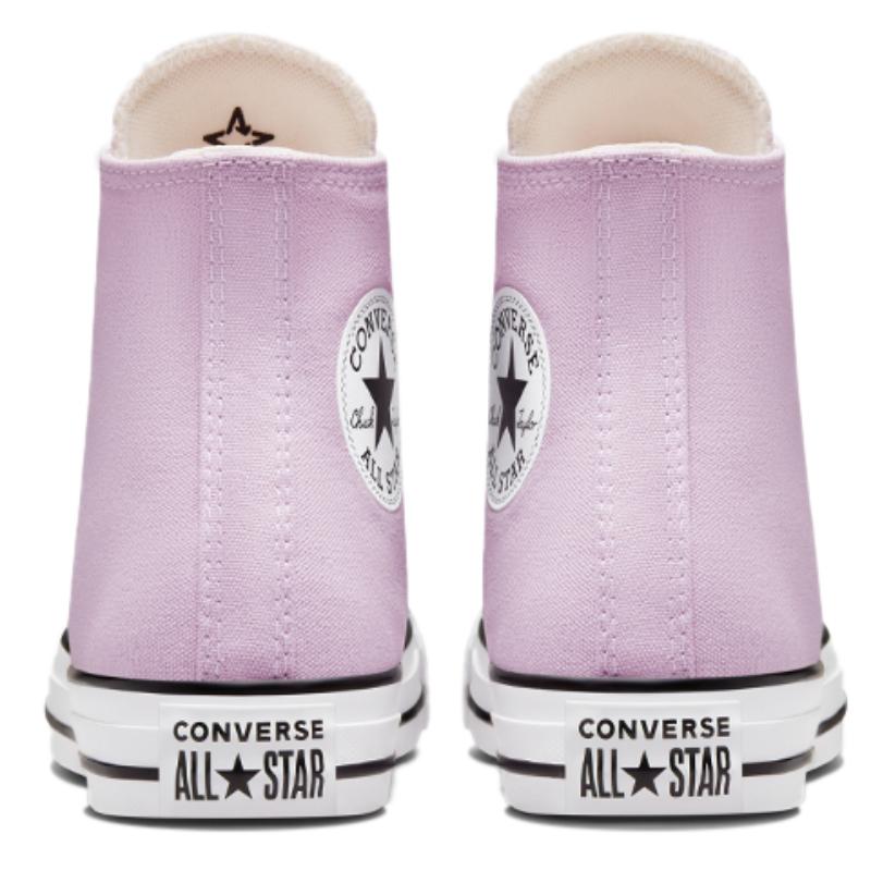 Converse Кеды Chuck Taylor All Star Trendy с высоким верхом из парусины Унисекс Розовые Белые