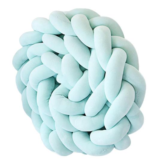 Decorative Cushion All-Around Protecting Sides And Corners of Beds And Sofa Soft PP Cotton Filling Three-Strand Braid Design Crib Braided Accessory