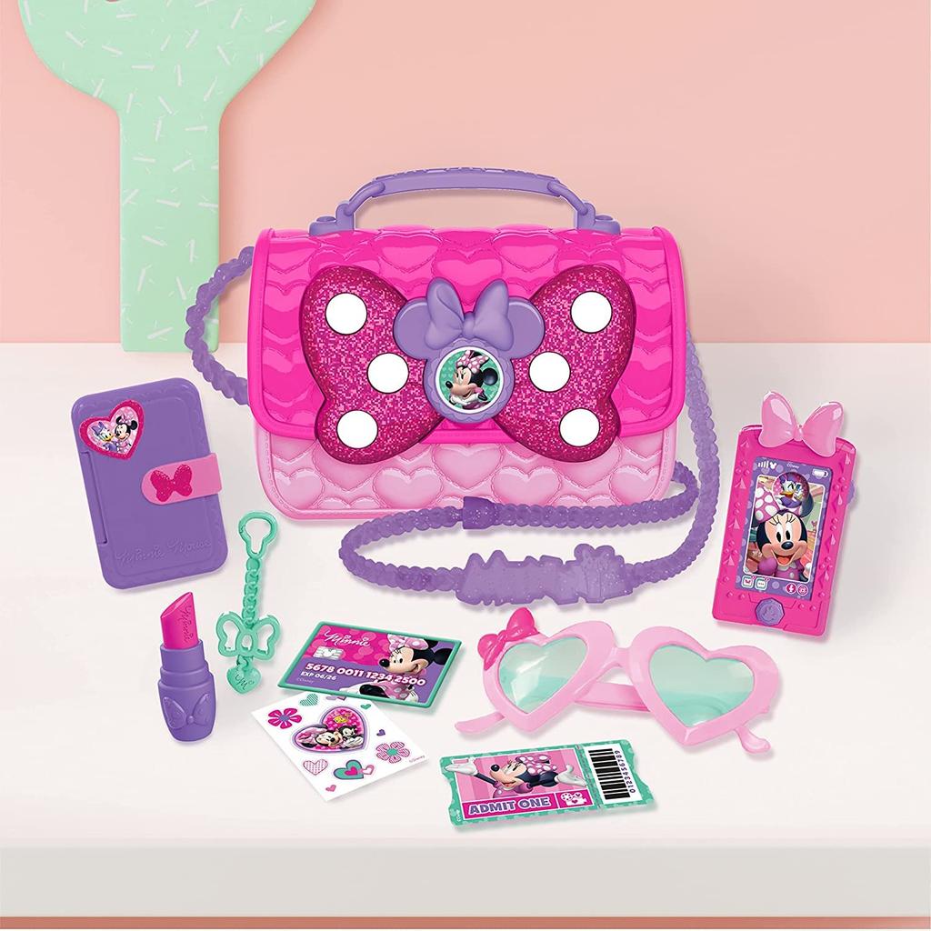 Disney Junior Минни Маус Bow Fabulous Набор из 9 сумок с портативными солнцезащитными очками и аксессуарами (английский) [Параллельный импорт]