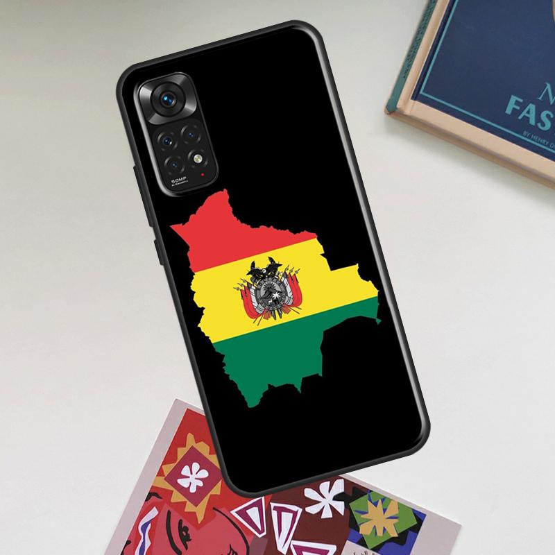 Bolivia Flag Art Case For Xiaomi Redmi Note 12 Pro Plus 8 9 10 11 Pro 8T 9S 10S 11S 12S 9C 10A 10C 12C Cover