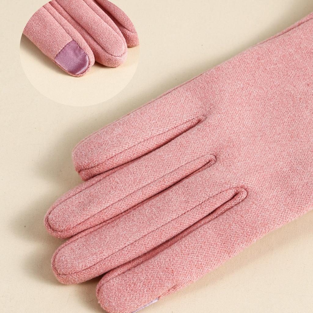 Теплые перчатки Женские Осенне-зимние Спортивные с полными пальцами Сенсорные Плюс Бархат Уличные Велосипедные Зимние Перчатки