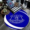 Everton pattern round rug,Carpet Rug for Living Room Bedroom Playroom ,Non-slip Floor Mat,Holiday Gifts and Birthday Gifts.