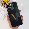Для iPhone 16 Pro Max iPhone16 Pro Модный чехол с инициалом Для iPhone 16Pro 16ProMax Прозрачный ТПУ Мягкий силиконовый чехол для телефона