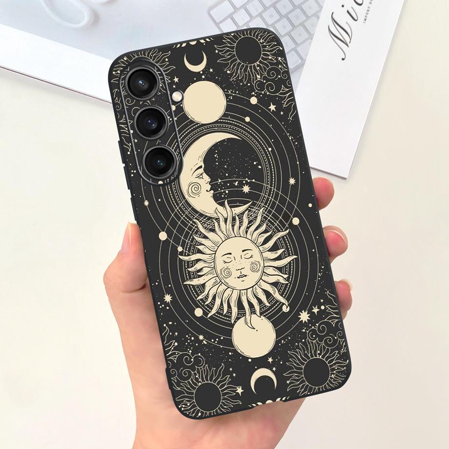 Для Samsung S24+ s24 Plus Чехол Обложка Samsung Galaxy S24 Ultra Pro Capa Защита Камеры Ударопрочный Мягкий ТПУ Fundas С Рисунком