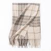Autumn and Winter Scarf for Women Versatile Korean Style Plaid Warm Simple Couple  Women's Scarf  Student Men's Cold Proof Shawl In Winter