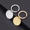 Wholesale 50PCS Stainless Steel Round Dog ID Tag Blank Pendants For Necklaces Custom DIY Jewelry Making Keychain Dog Tag