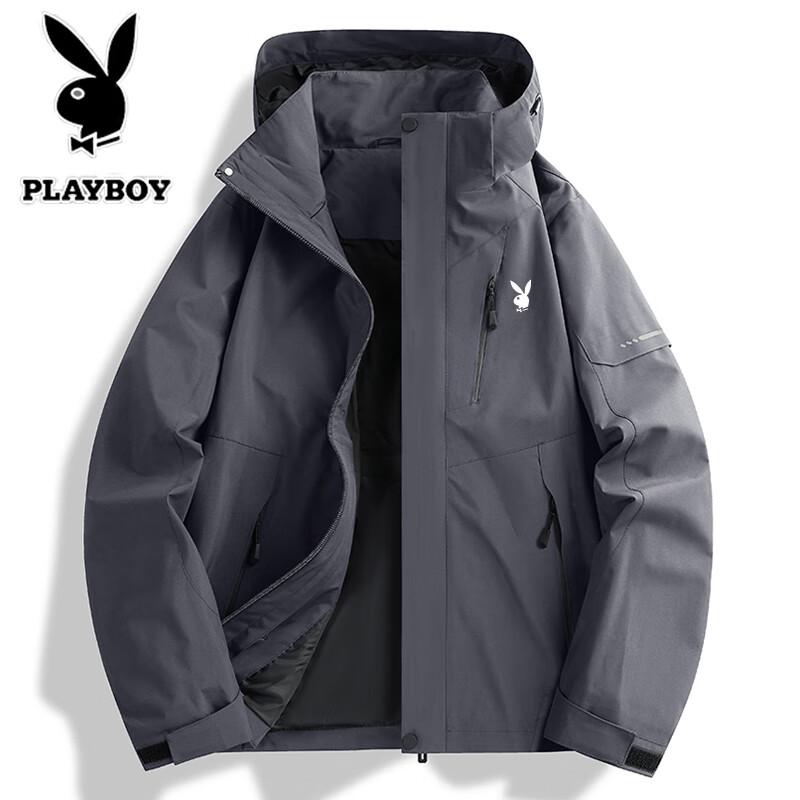 PLAYBOY Мужская уличная ветрозащитная водонепроницаемая куртка
