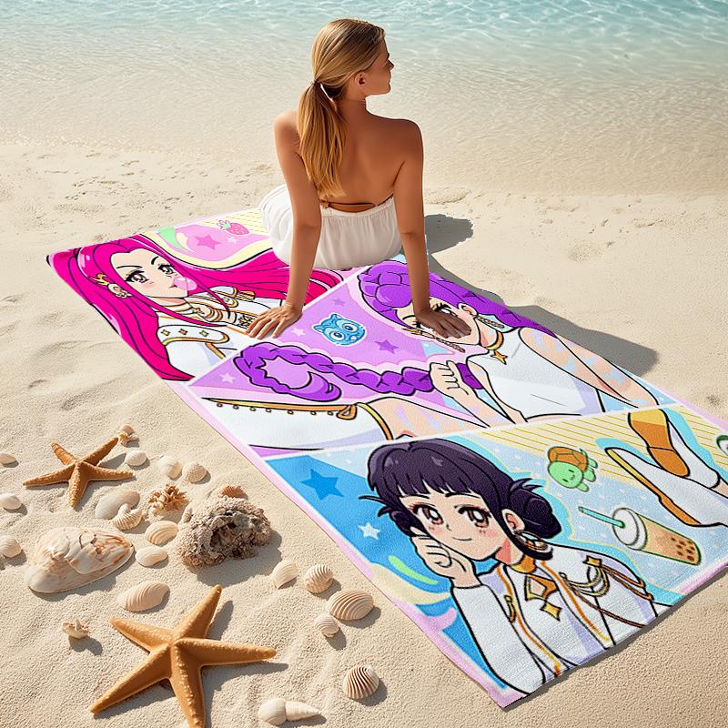 1pc Fantasy World Adventure Microfiber Beach Towels Quick Dry Towel Sand Beach Towels Pool for Travel Swim Pool. S072101174