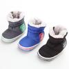Winter Infant Snow Boots Baby Boy Girl Shoes Soft Sole Glitter Zipper First Walker Toddler Plush Lined Prewalker Newborn Fleece Boots 0-18M