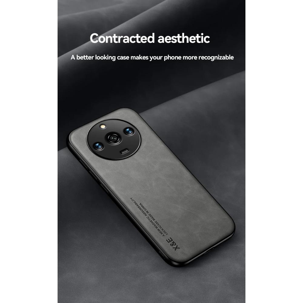 Ударопрочный чехол для Realme 11 Pro Plus Realme 11 11x 5G 10 C55 C53 Защитный чехол Магнитный держатель Телефон Текстурированный Бизнес Полная защита