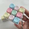 4/9 Keys Finger Keyboard Key Button Decompression Toy New Fidget Keychain Adult