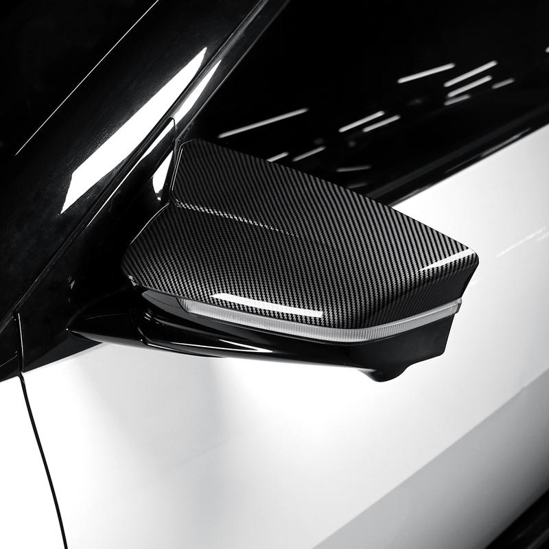 Cow Horn Exterior Mirror Covers Side Rear View Mirror Covers Compatible For Kia EV6 -2025 Accessories