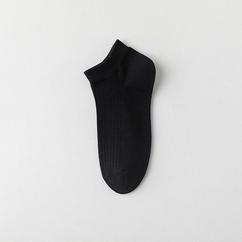 Мужские носки, Летние тонкие хлопковые носки, Антибактериальные, Не скатывающиеся, Дезодорирующие, Влаговпитывающие и Дышащие, Летние спортивные носки-лодочки для мужчин