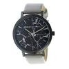 35mm Black Marble Marble Pattern Black Case Gray Leather MBB3502 Watch [Christian Paul] (MAR-23) [Item]