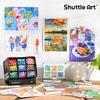 Маркеры Shuttle Art для иллюстраций, спиртовые, с двойным наконечником, блендер, чехол и палитра. Идеально подходят для раскрашивания и рисования. Отличный подарок для взрослых, 120 цветов