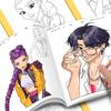 Новая книжка-раскраска с картинками K-Pop Охотники на демонов, 36 страниц, 24*17 см, Аниме, Периферия, Линейный рисунок, Раскраска, Детский альбом, Раскрашивание, Рисование
