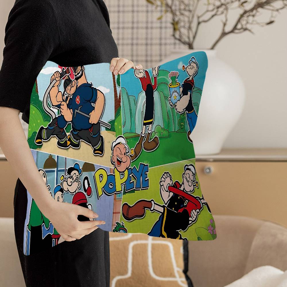PPopeyeS The SSailor cartoon Office Cushion Pillowcase Car Cushion CoverXCM Lumbar Pillowcase Sofa Pillowcover