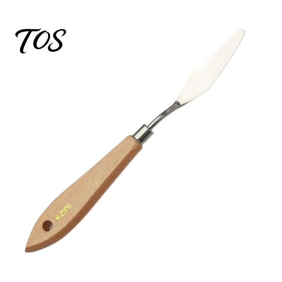 Art Mixing Spatula Oil Painting Scraper, Stainless Steel Palette Knives with Wood Handle Paint Scraper Tool for Scraping And Layering Acrylic Supplies