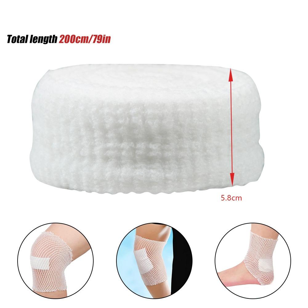 Breathable Material Elastic Net Bandage Fix Retainer Breathable Bandage  Elbow Support