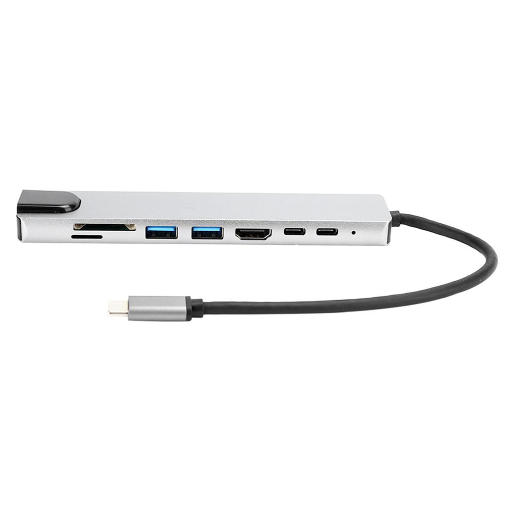 8 In 1 TypeC to 4K for HDMI Docking Station Adapter Fast Charger Dock Station