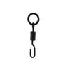 500 Piece in Bulk Hirisi Carp Fishing Swivels Snaps with Solid Ring Quick Change Fishing Hook Swivels Accessories AE008
