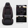 Чехол на автомобильное сиденье, универсальный, на четыре сезона, с полным покрытием, льняное волокно, подушка для авто, дышащая, удобная, пятиместная, полностью окруженная льняной тканью.