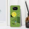Tennis Sport Phone Case For Xiaomi Poco X7 X6 X5 M7 M8 Pro F7 Ultra Redmi 15C 15 13C 13 12C 12 10 10C 10A Art Fundas Poco X7 X6