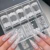 Lace Design Nail Foils Black White Nail Decals Fashion Manicure Decals  Nail Decoration