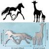 Animal Horse Giraffe Decoration Metal Cutting Dies Stencil for DIY Scrapbooking Photo Album Embossing Paper Cards Crafts Diecuts