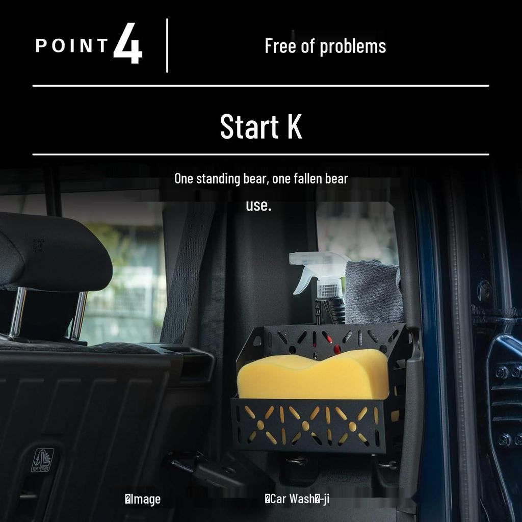 Metal Storage Basket for 2024 5-Door JIMNY Rear Trunk/Window Modification