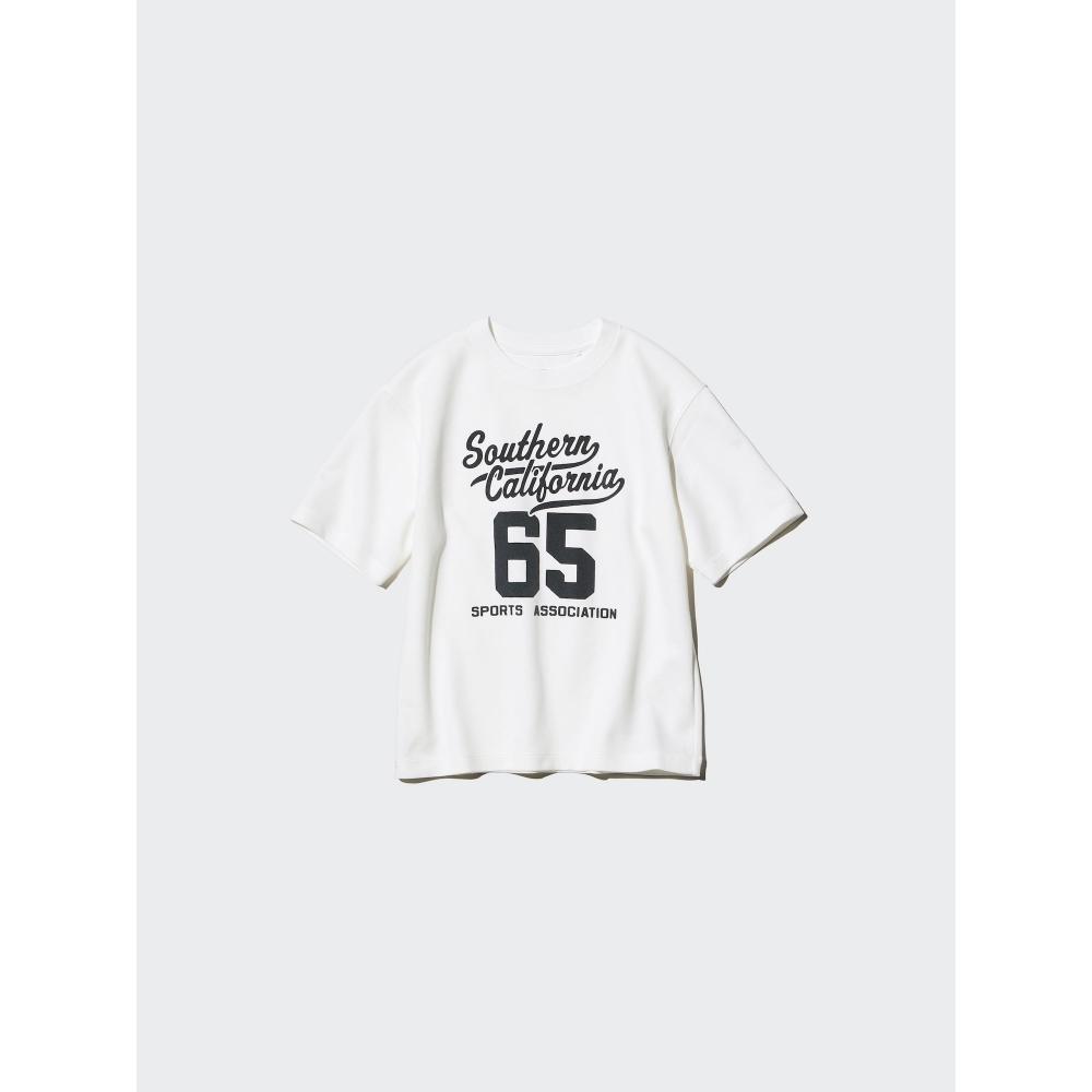 Uniqlo Футболка с графическим принтом Airism CoTTon с круглым вырезом