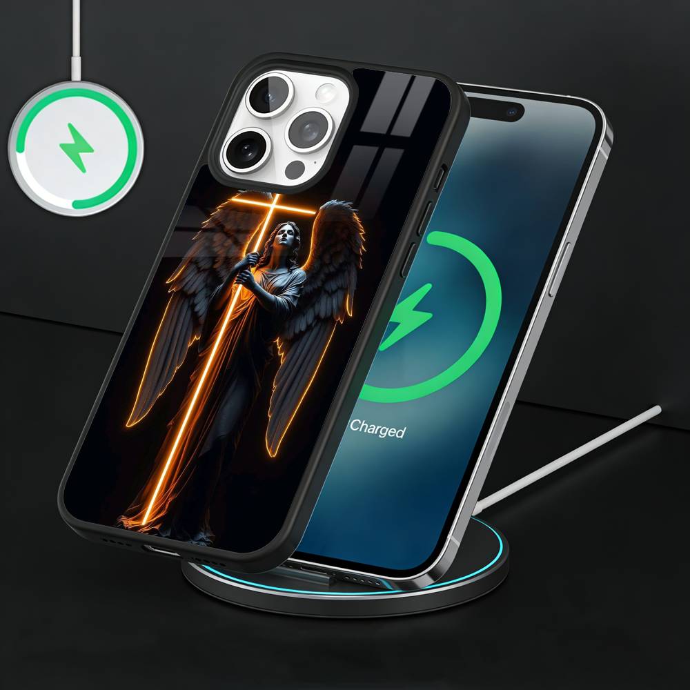 Jesus Bible Verse Christian Phone Case For iPhone17,16,15,14,13 Plus,Pro Max Magnetic For Magsafe Wireless Charging
