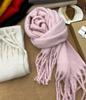 Scarf new imitation cashmere scarf women's autumn and winter thickened warm shawl solid color student scarf men's wholesale