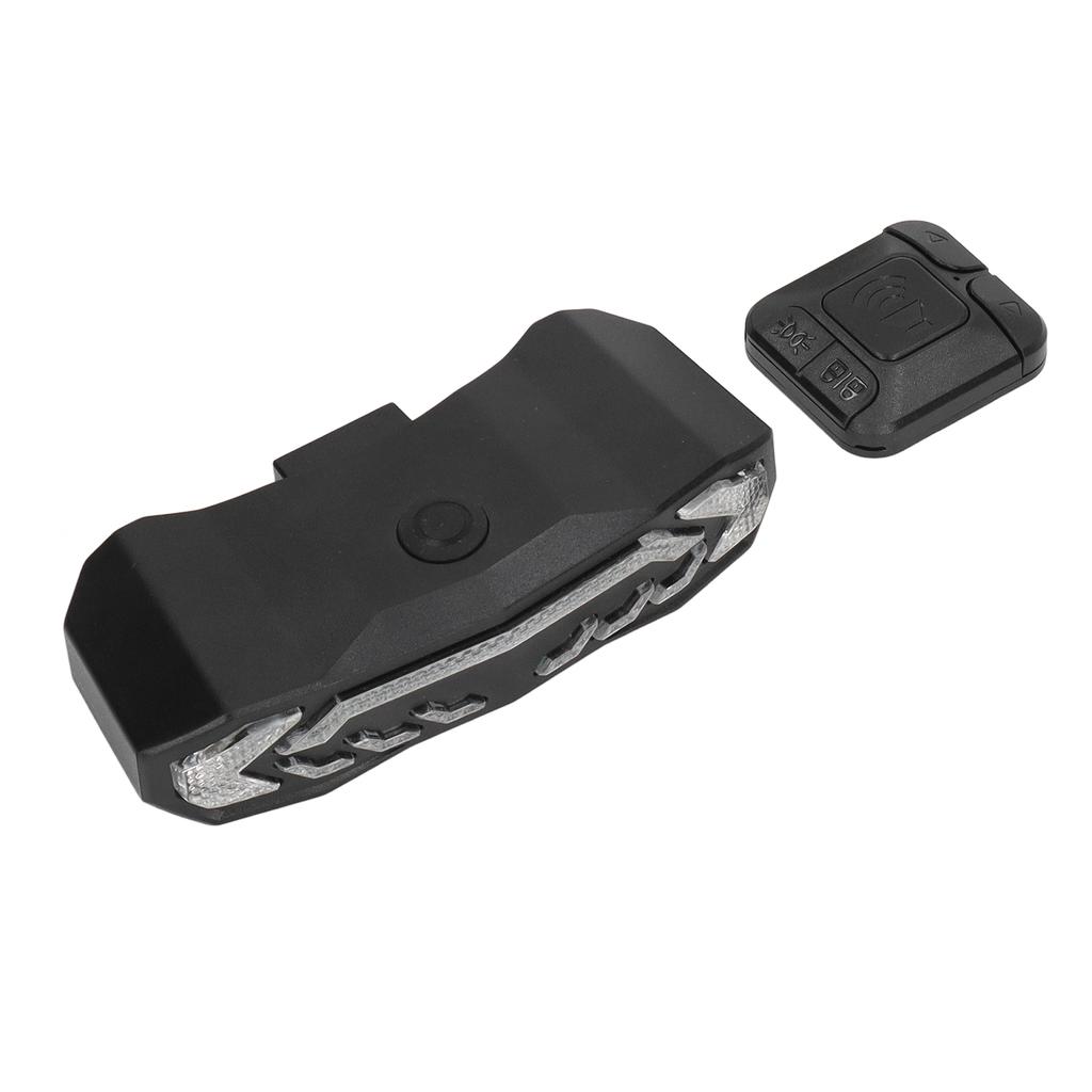 Multifunction Smart Bike Tail Brake Light with Remote Control Antitheft Alarm Function 6 Warning