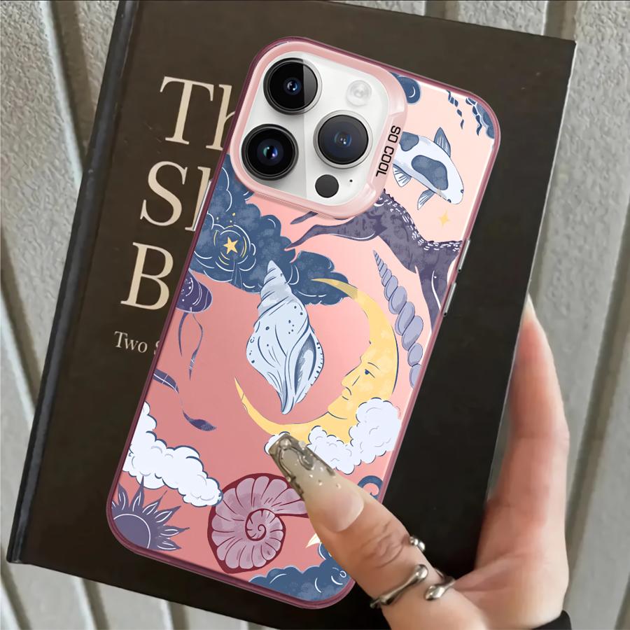 Чехол с необычными узорами для iPhone 17 Pro Max 15 Plus 13 Pro 12 11 Air 14 XR 16 XS Задняя крышка телефона