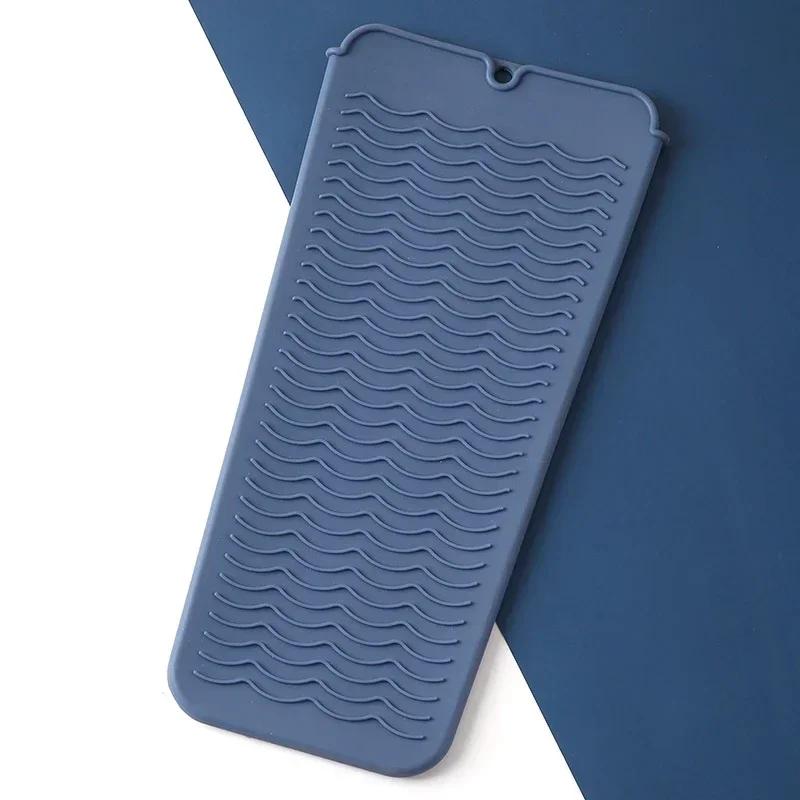 BEPAN Silicone Hair Curling Wand Cover Hair Straightener Storage Bag Hairdressing Curling Iron Insulation Mat Heat Resistant Pouch