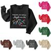 Christmas T-Shirts And Sweatshirts, Women'S Sweatshirts, Long-Sleeved Pullover Sweatshirts, Women'S Long-Sleeved Tops